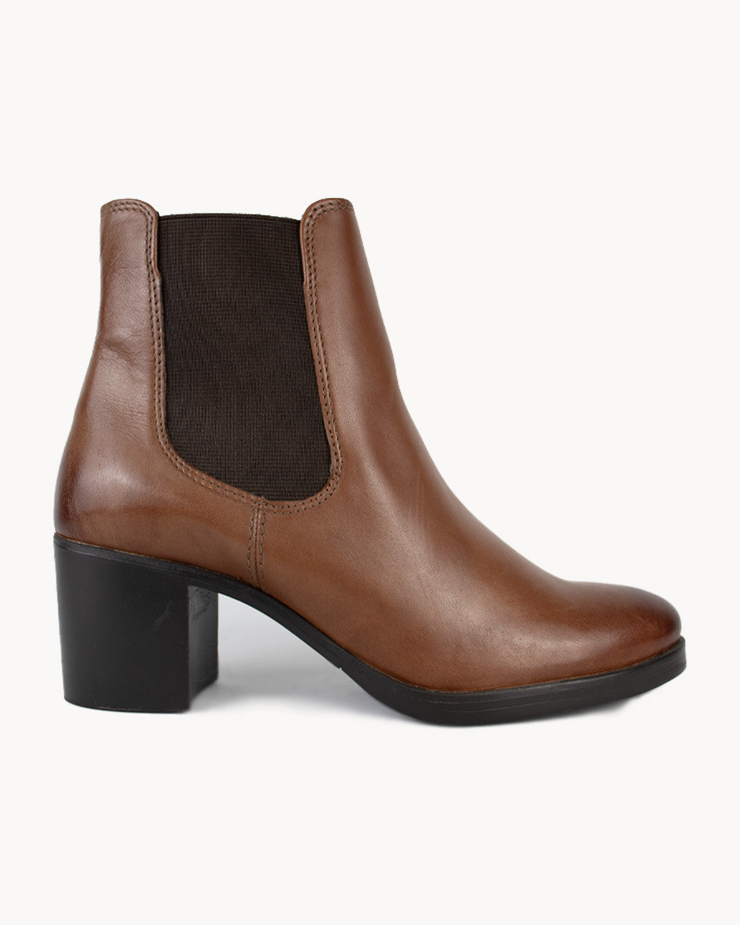 Leather ankle boots