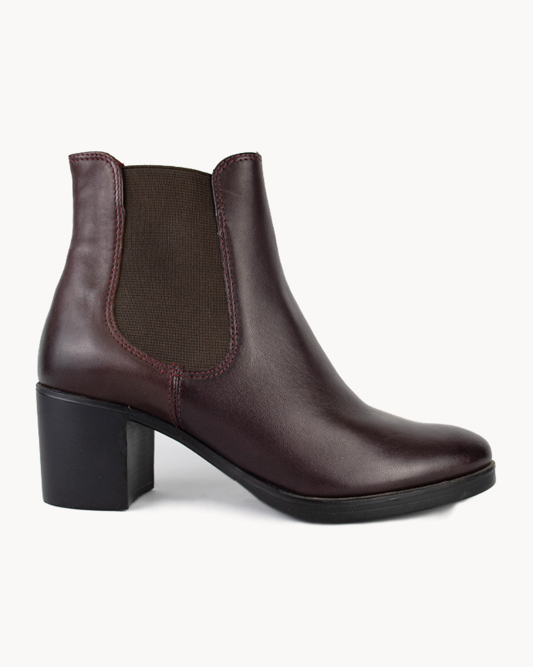 Leather ankle boots