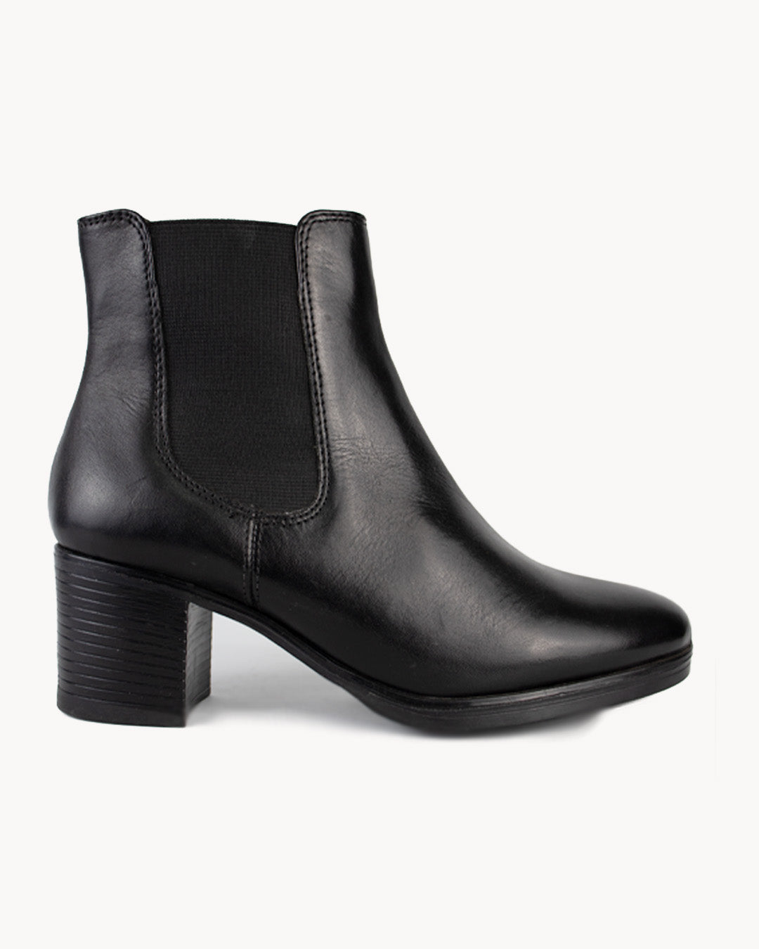 Leather ankle boots
