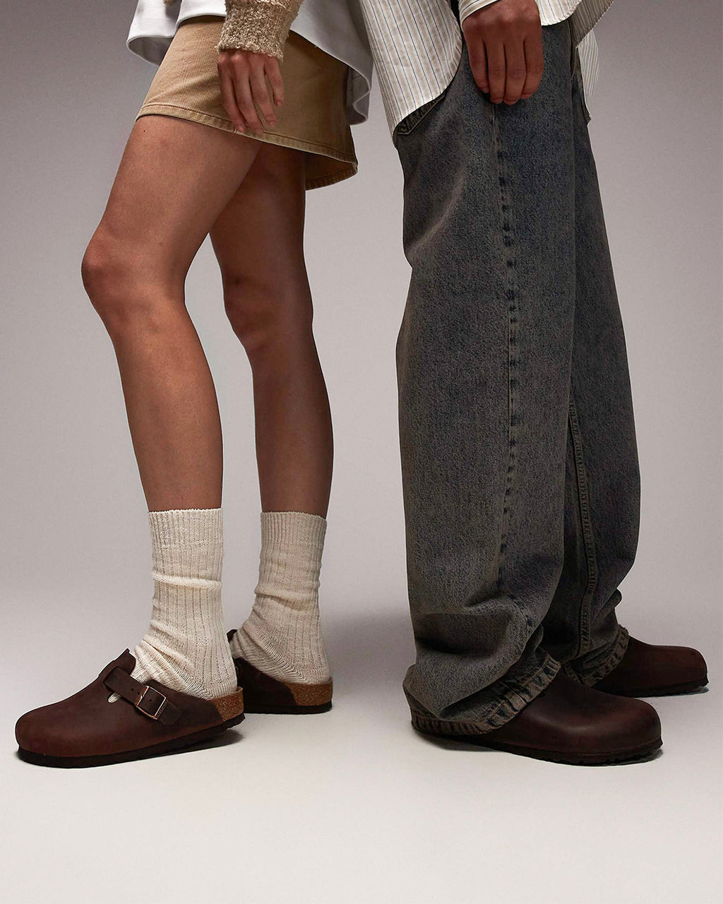 Oiled Leather Mules | MEN