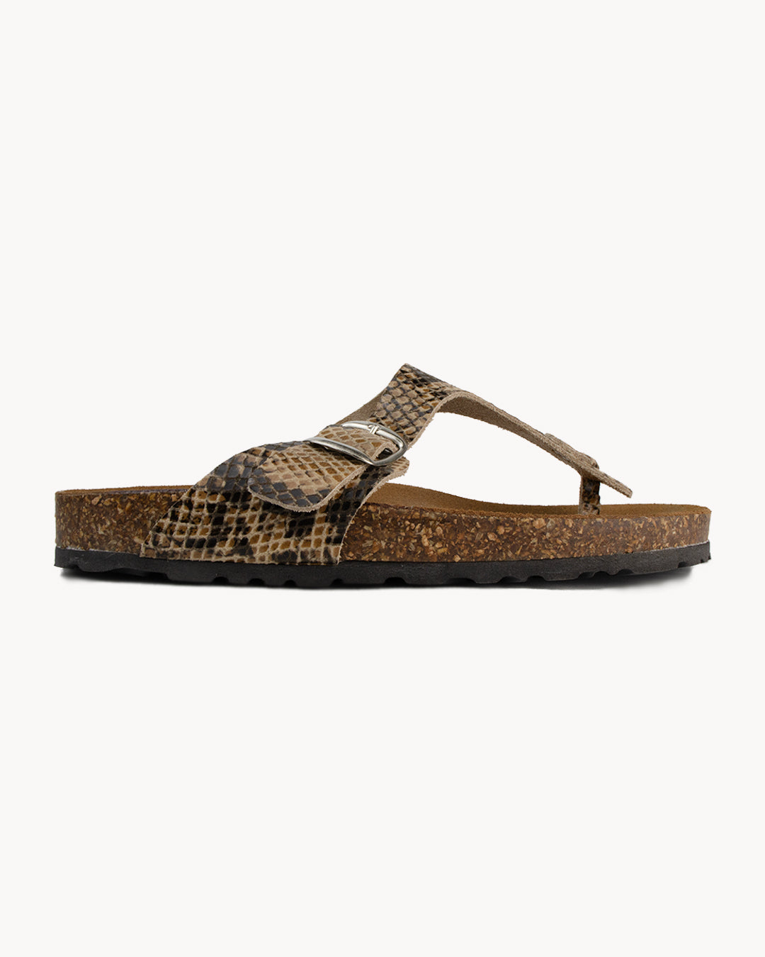 Rosy leather sandals